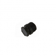 Заглушка черная, ПВДФ, 1/2", HENCO